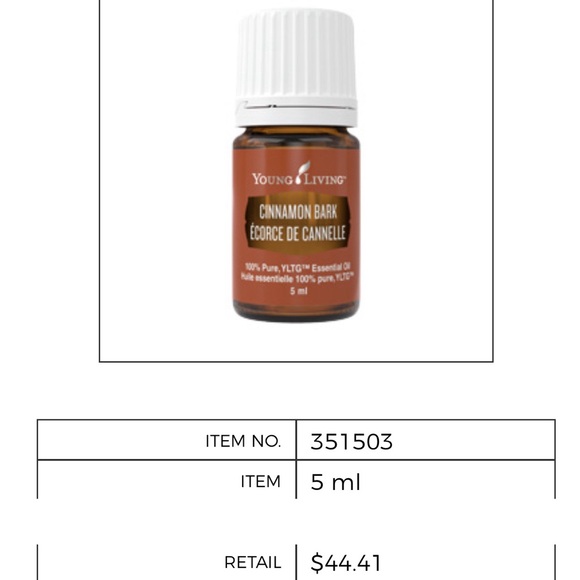YOUNG LIVING Cinnamon Bark Essential Oil Blend, 100% Pure, Natural Healthy - Picture 4 of 4